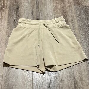 Lulu lemon khaki athletic shorts